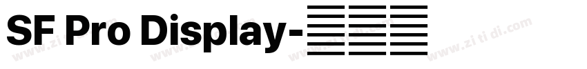 SF Pro Display字体转换